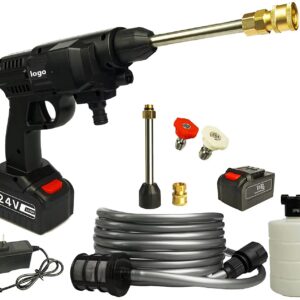 CORDLESS PRESSURE WASHER 21V WITH 2 BATTERIES