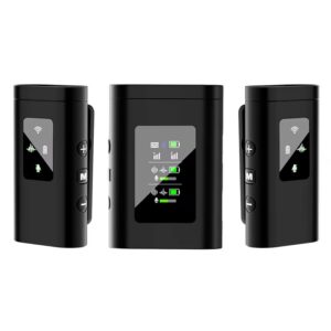 ZIZZLERS Z40 Wireless Microphone Phones 3 in 1 Lavalier Dual Microphone With Charging Station