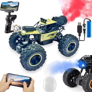 TOY CAR ROCK CRAWLER WITH CAMERA ,JOYSTICK AND MOBILE APP CONTROL