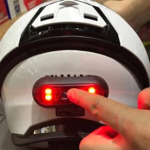 Rechargeable Smart Sight Helmet Safety Signal Warning Motorcycle Led Light
