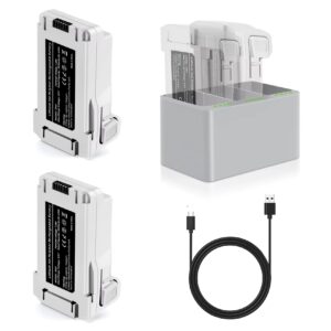DJI MINI 4 PRO BATTERY(45 MINS BACKUP) DUAL BATTERY WITH CHARGER CPMPATIABLE(MINI3/MINI 3 PRO/MINI 4 PRO)