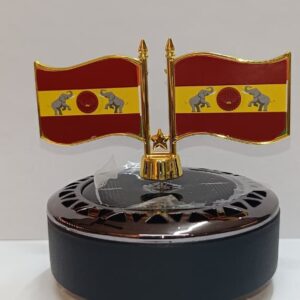 solar tvk flag post for car