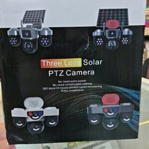 4mp triple camera with single solar panel